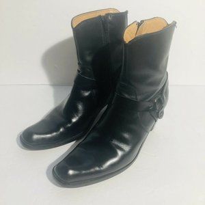 Frye Women's 8 Romy Black Harness Leather Boot